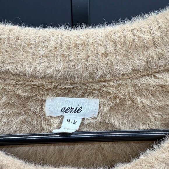 Aerie Fuzzy Flurry Crewneck Sweater - Picture 3 of 5